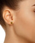 ფოტო #2 პროდუქტის Citrine (1-1/2 ct. t.w.) and Diamond Accent Stud Earrings in 14K Yellow Gold