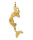 Фото #1 товара Mermaid Charm In 14k Yellow Gold