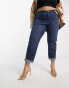 Фото #6 товара Simply Be straight leg jeans in mid blue wash