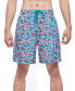 Men's 7.5" Quick-Dry Mesh Lined Swim Trunks UPF 50+ , up to Size 2XL