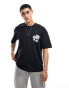 AllSaints Orlando back print t-shirt in black