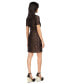 Фото #3 товара Women's Lace Ring Cutout Mini Dress