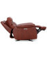 Фото #6 товара CLOSEOUT! Thaniel 38" Leather Power Glider Recliner, Created for Macy's