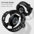Фото #8 товара Аксессуар для умных часов Spigen Ремешок Spigen Rugged Armor Pro для Samsung Galaxy Watch 4 44 мм Черно-серый