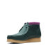 Фото #4 товара Clarks Wallabee Boot 26168831 Mens Green Leather Lace Up Chukkas Boots