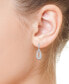 ფოტო #2 პროდუქტის EFFY® Diamond Teardrop Drop Earrings (1-1/3 ct. t.w.) in 14k White Gold