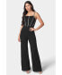 Фото #1 товара Women's Embellished Corset Jumpsuit