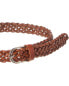 Persaman New York #1128 Braided Leather Belt Women's