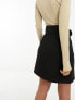 Фото #10 товара & Other Stories belted high waist mini skirt black