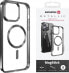 Swissten Clear Jelly Magstick Metallic for iPhone 15 Black