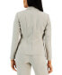 Women's Seamed Notched-Collar Stretch Pebble Crepe Jacket