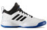 Фото #3 товара adidas Runthegame 舒适 耐磨 低帮 复古篮球鞋 男款 白黑蓝色 / Кроссовки Adidas Runthegame C77813