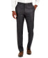 Kenneth Cole Reaction Men's Techni Cole Slim Fit Pants Charcoal 34W 30L