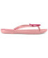 Фото #2 товара Women's Wave Heart Sparkle Flip-flop Sandals