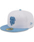 ფოტო #4 პროდუქტის Men's White San Francisco Giants Sky 59FIFTY Fitted Hat