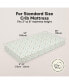 Фото #7 товара 2pk Soothe Fitted Crib Sheets Neutral, Organic Baby Crib Sheets, Fits Standard Nursery Baby Mattress