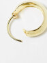 Фото #5 товара Kingsley Ryan Gold Plated 2 pack of hoop earrings in gold