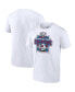 Men's White Colorado Avalanche 3-Time Stanley Cup Champions T-shirt