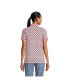 ფოტო #2 პროდუქტის Women's Mesh Cotton Short Sleeve Polo Shirt