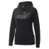 Puma Essential Velour Logo Pullover Hoodie Mens Black Casual Outerwear 67000801 XS - фото #1