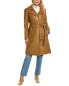 Фото #4 товара Kenneth Cole Belted Trench Coat Women's