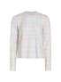 Фото #7 товара Sol Angeles Women's Gingham Cropped Sweatshirt in Gingham Ging Multi Size Small