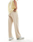 Фото #4 товара ADPT oversized wide fit jogger in washed beige