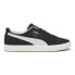 Фото #1 товара Puma Clyde Hairy Suede Lace Up Mens Black Sneakers Casual Shoes 39311502