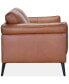 Фото #5 товара Keery 70" Leather Loveseat, Created for Macy's