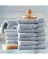 Bath Towel Collection, 100% Cotton Luxury Set of 12 Multipurpose Wash Cloths