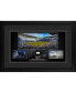 Фото #1 товара Miami Marlins Framed 10" x 18" Stadium Panoramic Collage with a Piece of Game-Used Baseball - Limited Edition of 500