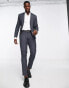 Фото #8 товара Jack & Jones Premium super slim fit check suit jacket in blue