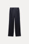 LINEN BLEND TROUSERS