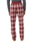 Men's Tapered Twill Plaid Pajama Pants