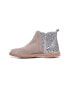 Фото #1 товара Girls renchic Glitter and Suede Chelsea Boots in Taupe