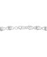 ფოტო #5 პროდუქტის Diamond Heart Link Bracelet (1/10 ct. t.w.) in Sterling Silver, Created for Macy's
