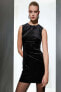 Kadın Giyim Elbise - 4wak80020fk Siyah