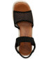 Фото #4 товара Women's Noreen Ankle-Strap Espadrille Wedge Sandals