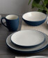 Colorwave Coupe 16-Pc. Dinnerware Set, Service for 4