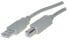 Фото #2 товара ShiverPeaks BS77021 - 1 m - USB A - USB B - USB 2.0 - 480 Mbit/s - Grey