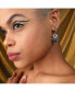 ფოტო #3 პროდუქტის Women's Rhombus Drop Earrings