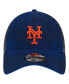 ფოტო #2 პროდუქტის Men's Royal New York Mets Team Slick Trucker 9TWENTY Adjustable Hat