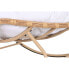 Кресло-качалка Home ESPRIT Белый Коричневый Сталь 108 x 108 x 80 cm