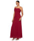 Women's Draped-Back Spaghetti-Strap Gown