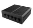 Фото #1 товара Akasa Pascal PX - Ultra Small Form Factor (USFF) - PC - Black - Aluminium - HDD - Power - 195.6 mm