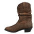 Фото #3 товара Удобные ботинки Durango Distressed Slouch с круглым носком для женщин - коричневые / Кэжуал / RD542