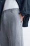 100% linen trousers