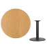Фото #2 товара 42'' Round Natural Laminate Table Top With 24'' Round Table Height Base