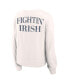 Branded Women's White Notre Dame Fighting Irish Kickoff Full Back Long Sleeve T-Shirt