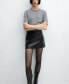 Фото #4 товара Women's Coco-Effect Mini-Skirt